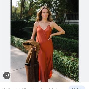 Banana Republic dreamer maxi silk dress